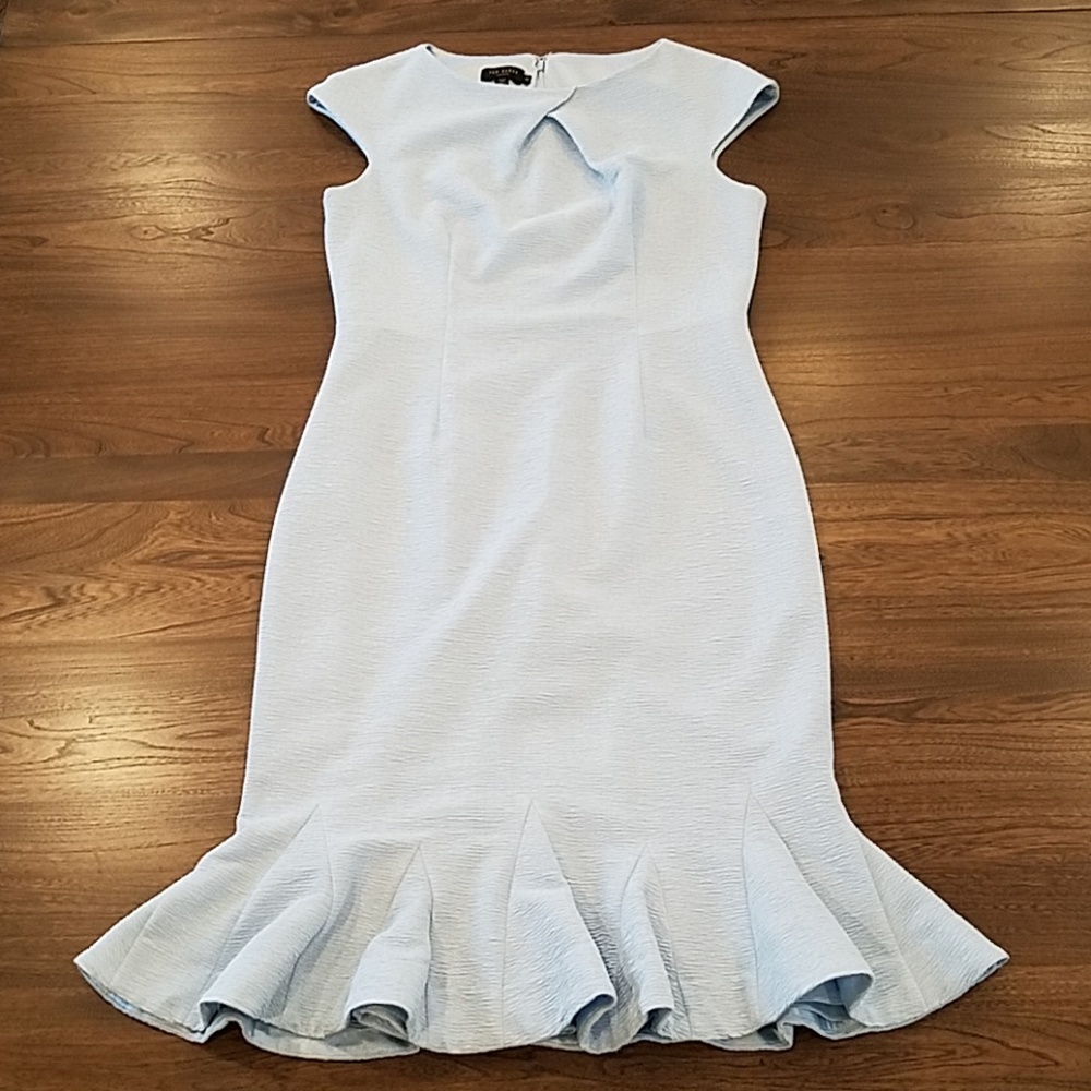 Ted Baker Baby Blue Dress Size 4